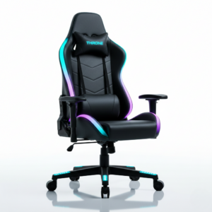 Fotel Gamingowy Throne – Prism RGB Edition
