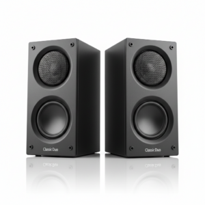 Zestaw Głośników Gamingowych Classic Duo – Black / White